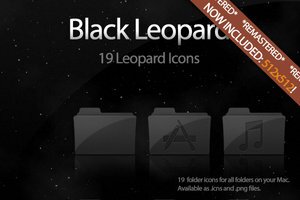 black_leopard_icon_set_update_by_decompositionbeauty